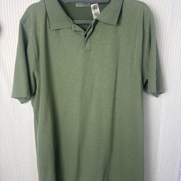 Olive Green Polo Shirt Concepts by Claiborne Pima Cotton Blend Polo – Size M - Picture 1 of 3